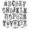 Tim Holtz Cling Stamps - Mini Cirque Alpha -Bürobedarf Verkauf 0001824864