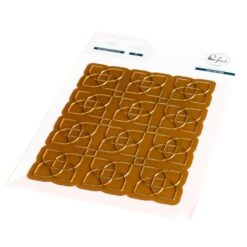 Pinkfresh Studio Hot Foil Plate - Overlapping Geo Leaf