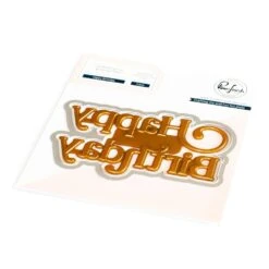 Pinkfresh Studio Hot Foil Plate & Die Set - Happy Birthday