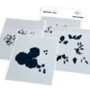 Pinkfresh Studio Stencils - Floral Trio Layering -Bürobedarf Verkauf 0002177382