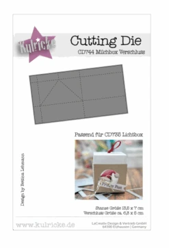 Kulricke Stanzschablone "Milchbox Verschluß" Craft Die