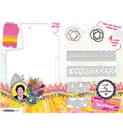 BM DIY Layered Tag Journal Marlene’s World Nr.14