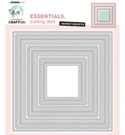 Studio Light Cutting Dies Olaf Friendz Nested Squares Essentials Nr.690