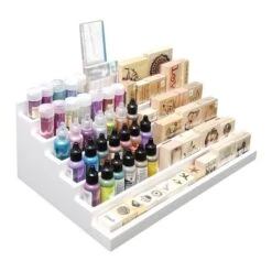 Totally-Tiffany Stamp&Supply Stadium 6 Level, One Size, White -Bürobedarf Verkauf 6 laags stempel accessoire opbergsysteem5