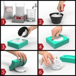 TFC Xyrarock Schneeweiss Giessmasse 4:1 - 1 Kg -Bürobedarf Verkauf ID 17694 orig