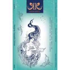 Katkin Krafts Coral 6 In X 8 In Clear Stamp Set