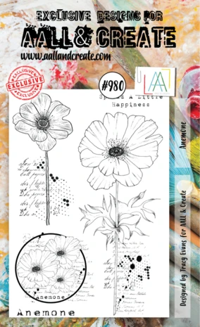 AALL And Create - Stamp Set A6 Anemone 3 AALL And Create - Stamp Set A6 Anemone