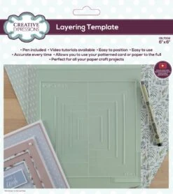 Creative Expressions Layering Template 6 In X 6 In