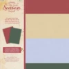 Tis The Season A4 Luxury Linen Card Pack -Bürobedarf Verkauf crafters companion tis the season a4 luxury linen