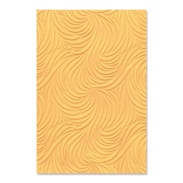Sizzix • 3-D Textured Impressions Embossing Folder Flowing Waves 3 Sizzix • 3-D Textured Impressions Embossing Folder Flowing Waves