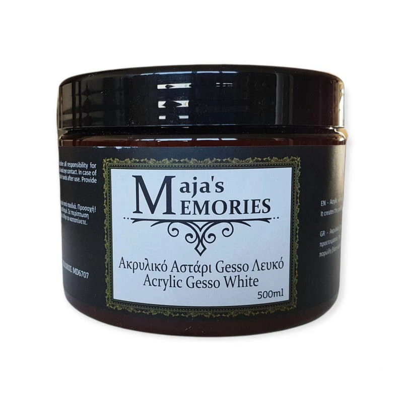 Majas Memories "Black Gesso" - 500ml 3 Majas Memories "Black Gesso" - 500ml