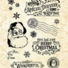 Graphic 45 - Letters To Santa Stamp Sets
