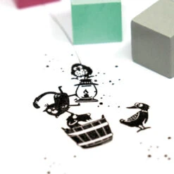 Cat On Appletrees - Ministempel-Adventskalender 5 -Bürobedarf Verkauf ministempel adventskalender 54