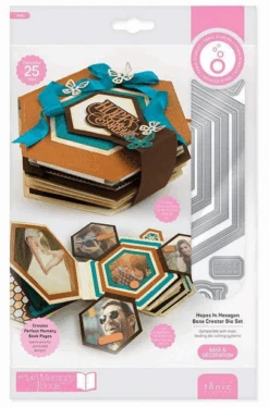 Tonic Studios - My Memory Book - Hopes In Hexagon Base Creator Die Set