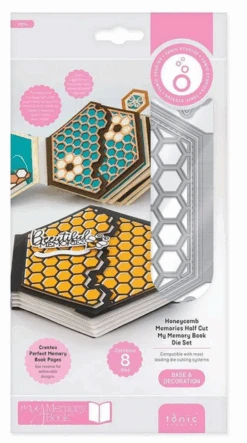 Tonic Studios - My Memory Book - Honeycomb Memories Half Cut Die Set