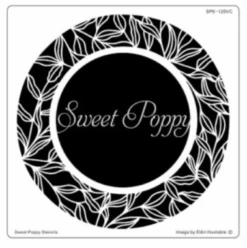 Sweet Poppy Stencil: Twisted Vine Aperture Circle