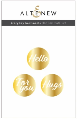 Altenew - Everyday Sentiments Hot Foil Plate Set