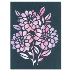 Sizzix Thinlits Die Set 2PK - Negative Florals