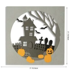 Sizzix Thinlits Die Set - Haunted Hills 8PK