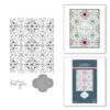 Spellbinders -BetterPress - Floral View Press Plate & Die Set