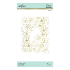 Spellbinders Flower Pattern Hot Foil Plate