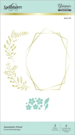 Spellbinders Geometric Floral Hot Foil Plates
