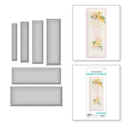 Spellbinders - Postage Edge Slimlines Etched Dies