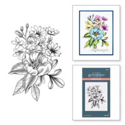 Spellbinders -BetterPress - Pressed Bouquet Press Plate