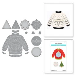 Spellbinders - Stitched Christmas Sweater Etched Dies