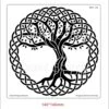 Sweet Poppy Stencil: Tree Of Life Circle -Bürobedarf Verkauf tree of life circle w