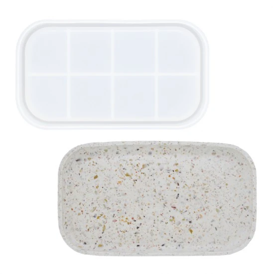 Silicone Mold - Rectangle Tray 3 Silicone Mold - Rectangle Tray