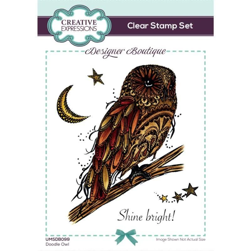 Creative Expressions Designer Boutique Doodle Owl 3 Creative Expressions Designer Boutique Doodle Owl