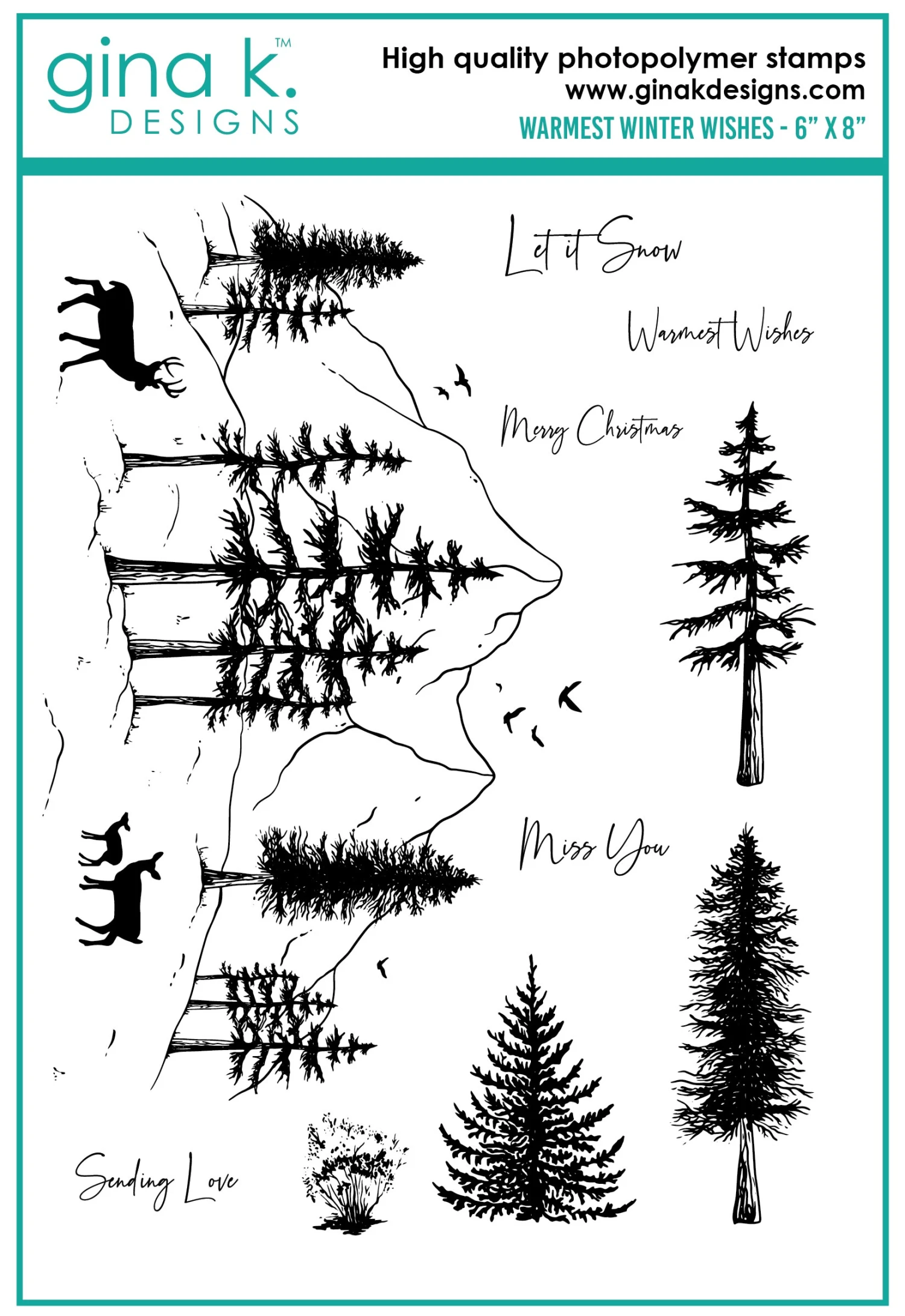 Gina K Designs - STAMPS- Warmest Winter Wishes 3 Gina K Designs - STAMPS- Warmest Winter Wishes