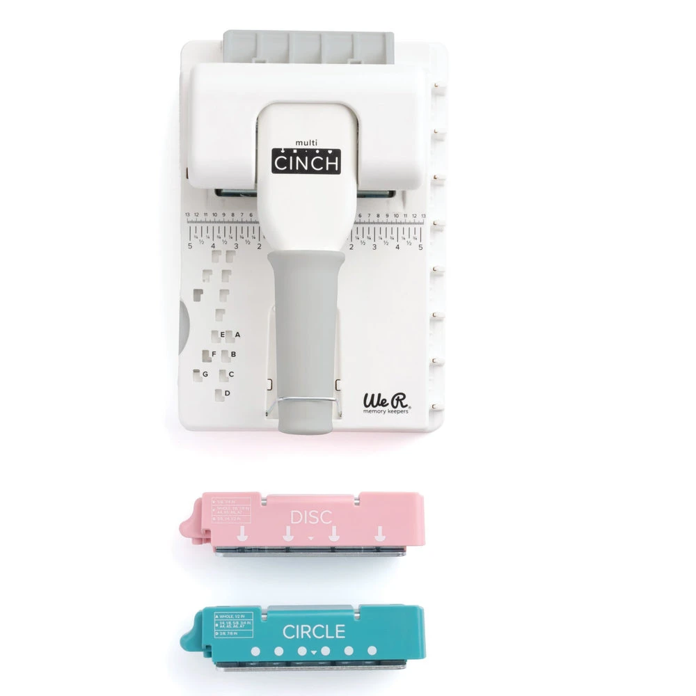 We R Memory Keepers - Multi-Cinch (Inc. Base, Disc & Circle Cartridge) 3 We R Memory Keepers - Multi-Cinch (Inc. Base, Disc & Circle Cartridge)