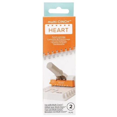 We R Memory Keepers - Multi-Cinch Punch Cartridge Heart 3 We R Memory Keepers - Multi-Cinch Punch Cartridge Heart
